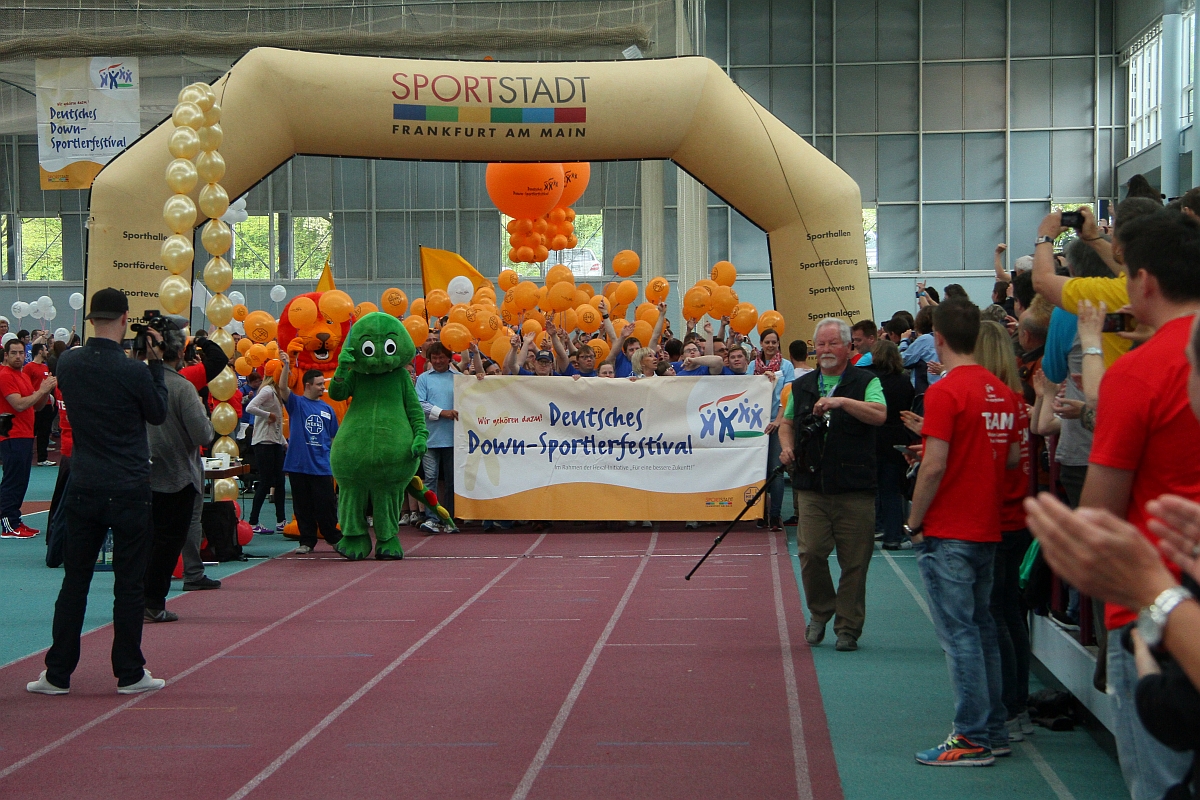 13.Deutsches Down Sportlerfestival am 25.04.2015 in Frankfurt